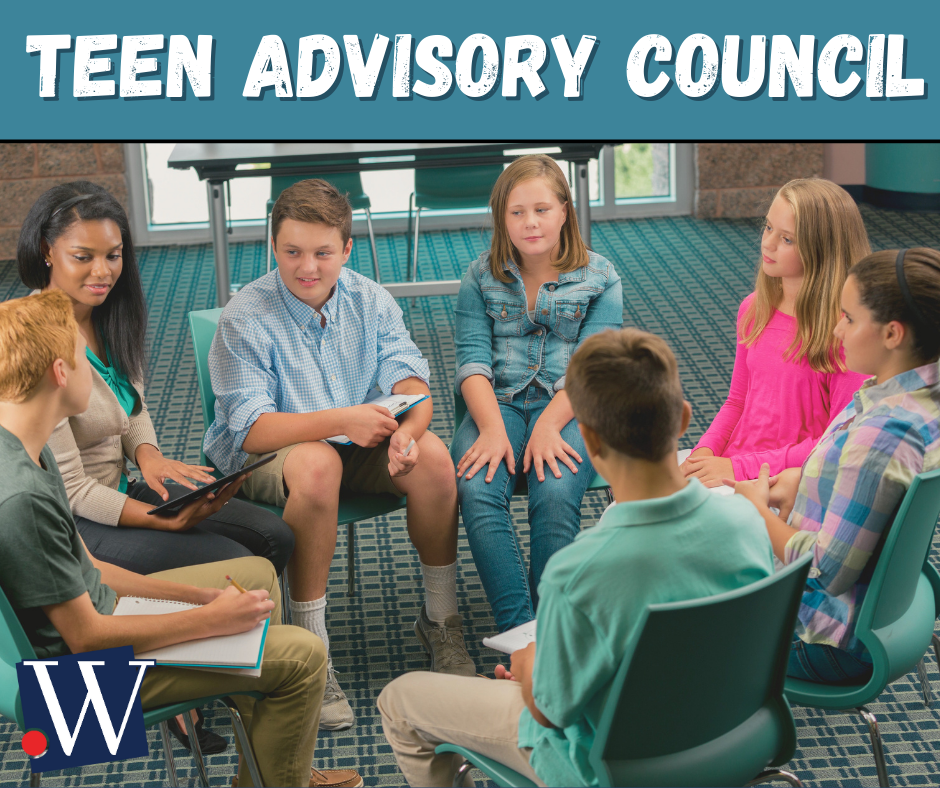 Teen Advisory Council in a group