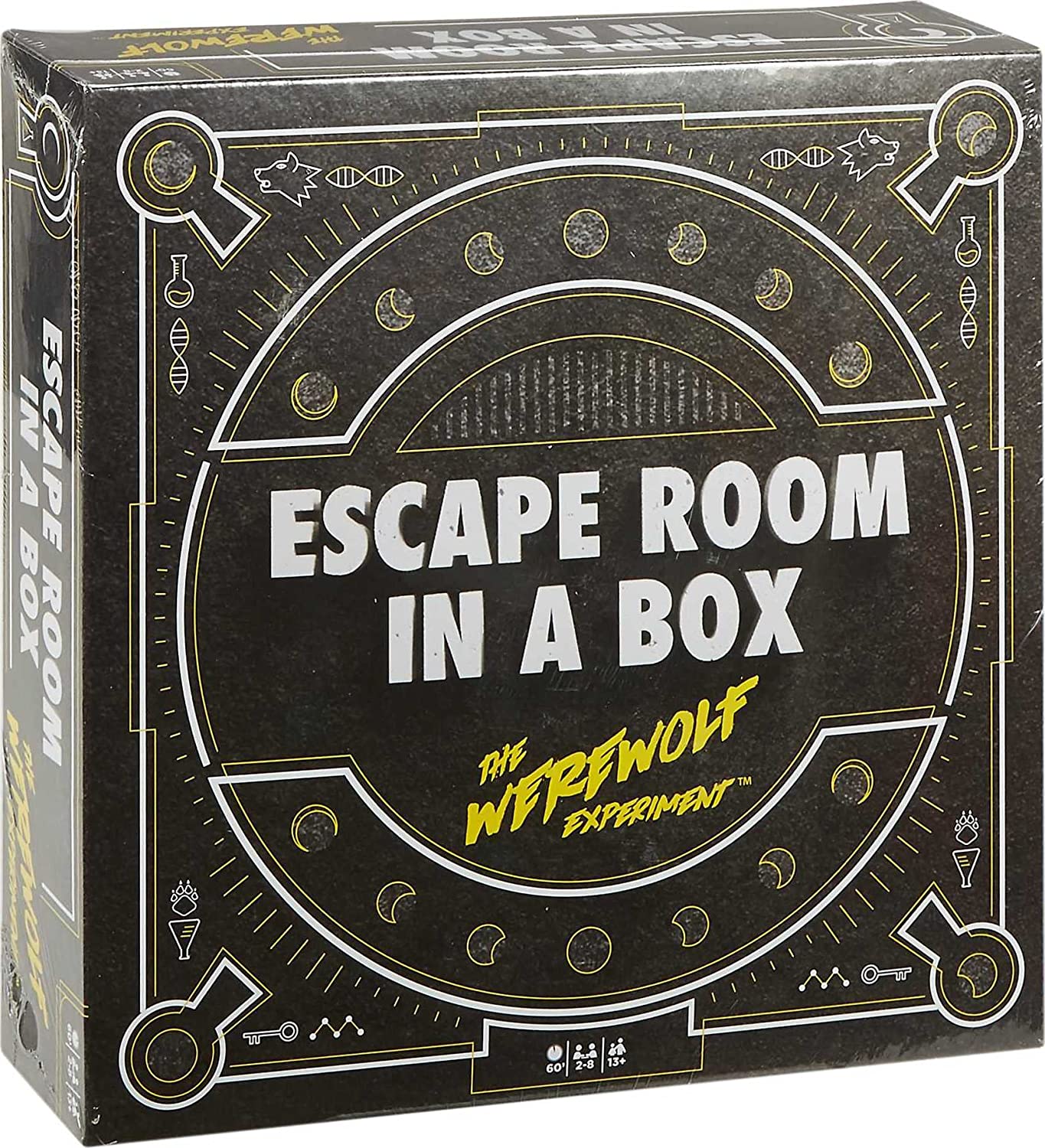 A picture of the Escape Room In A Box: The Werewolf Experiment.