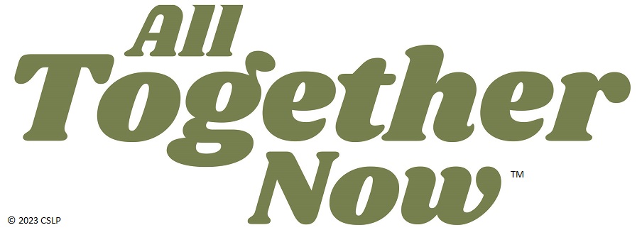 Graphic of Summer Reading logo "All Together Now"