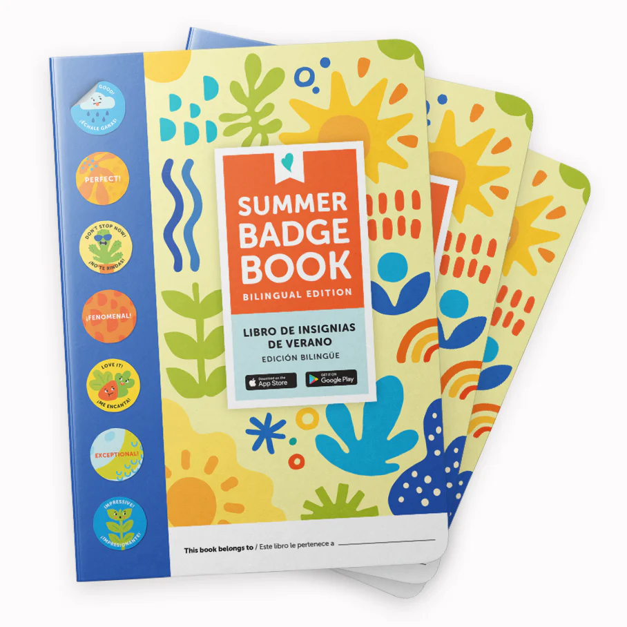 Photo of the Summer Reading Badge books