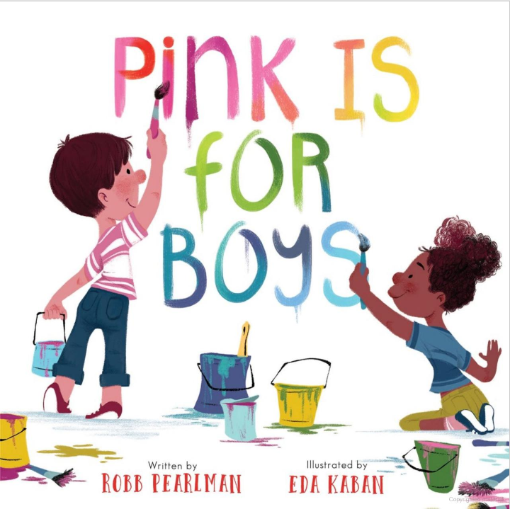 cover of picture book Pink is For Boys by Robb Pearlman
