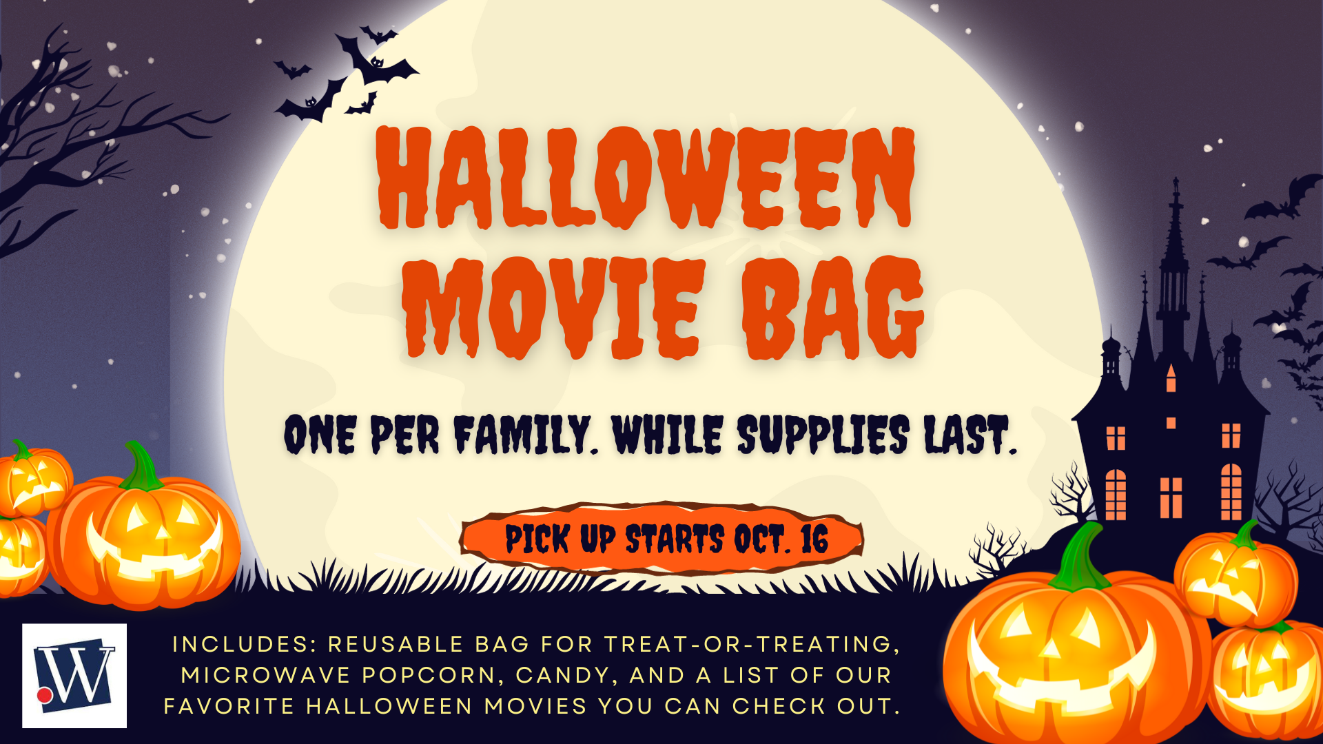 Halloween Movie Bag