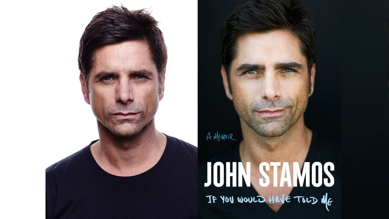 Stamos with his book