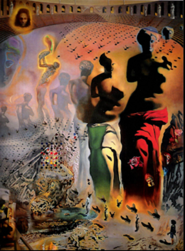 "The Hallucinogenic Toreador" [Salvador Dalí]