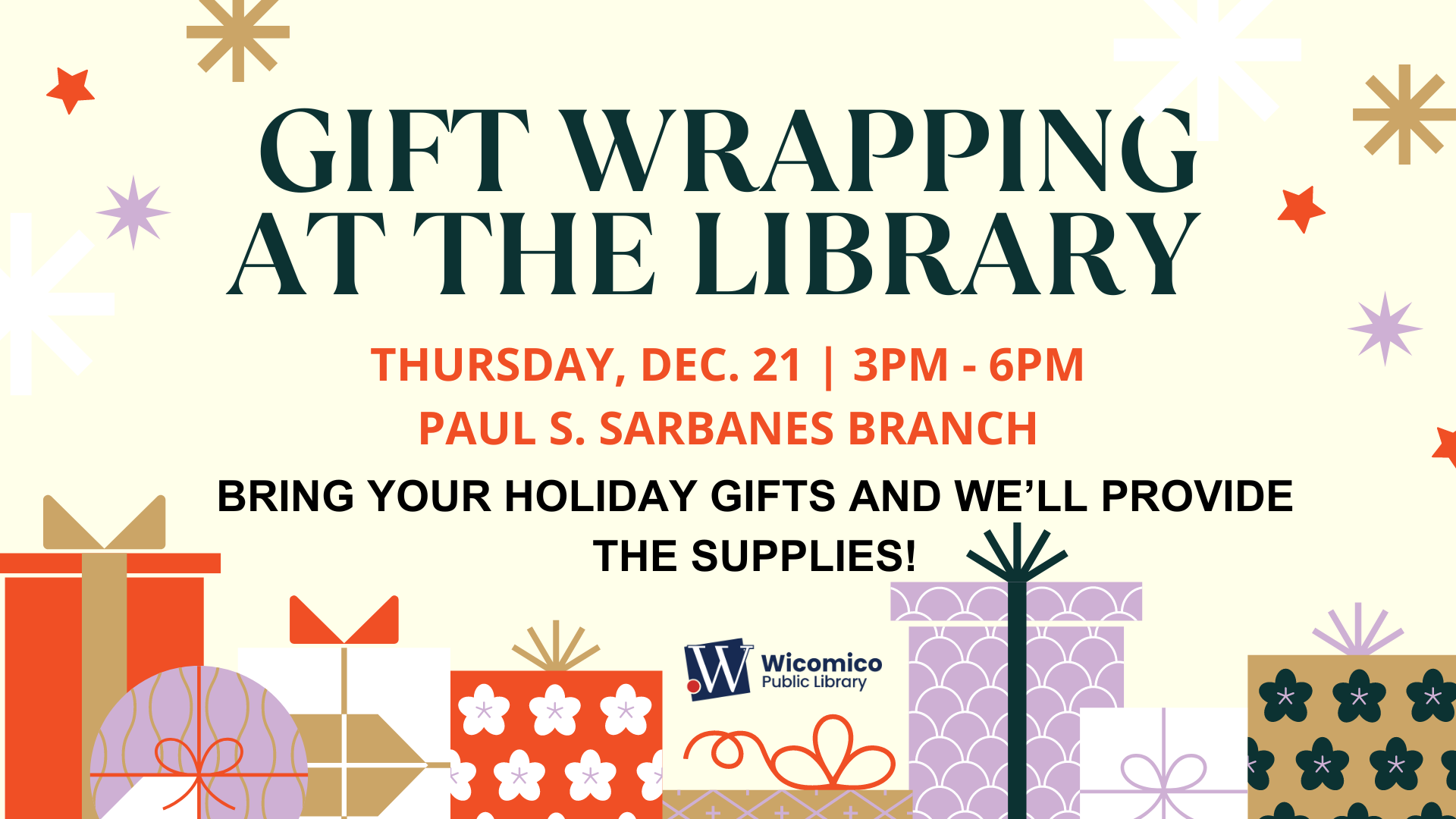 Free Gift Wrapping at the Library