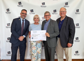 Hoy family donates to the library