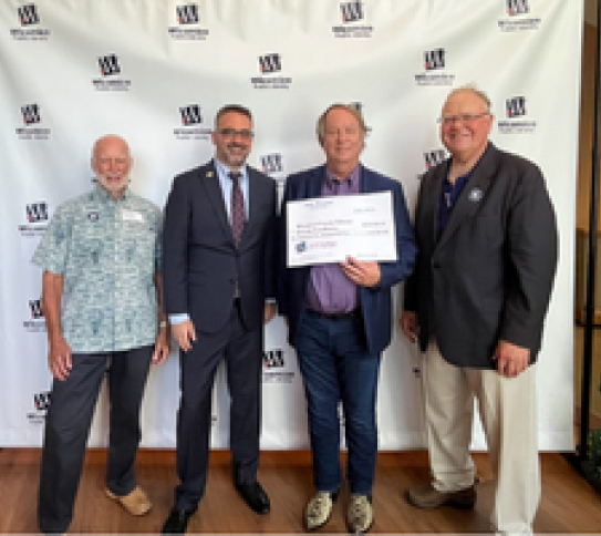 Mike Rommel has given $250,000 for the Orpah Lee Rommel Local History Reading Lounge at the forthcoming Paul S. Sarbanes Library on Schumaker Pond.