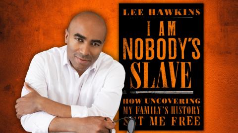 Author Lee Hawkins and his book