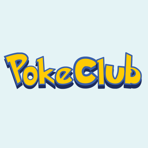 PokeClub in Pokemon style letters