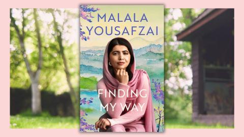 Author Malala Yousafzai and her book Finding My Way