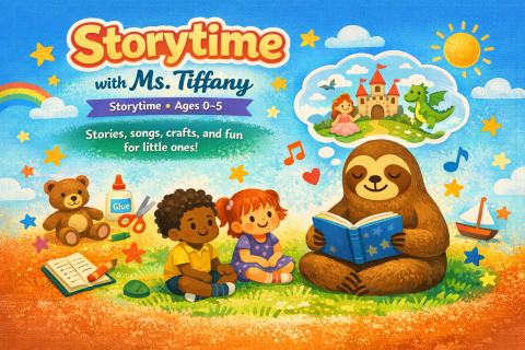 sloth reading to children