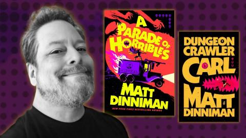Author Matt Dinniman and book A Parade of Horribles