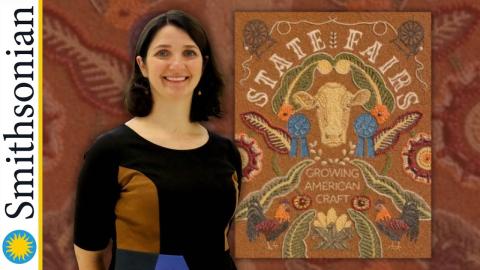 Smithsonian Curator Mary Savig and book State Fairs: Growing American Craft