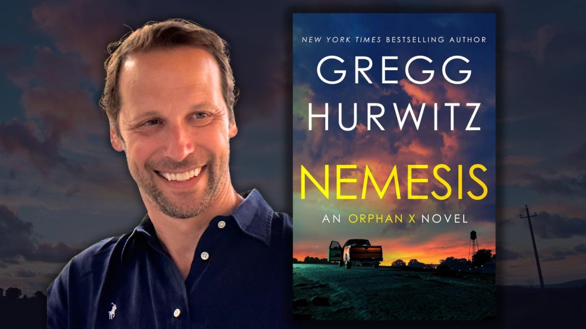 Author Gregg Hurwitz and his book