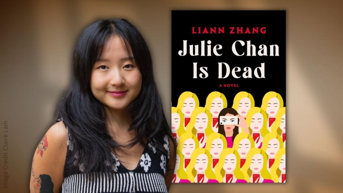Author Liann Zhang and her book Julie Chan is Dead