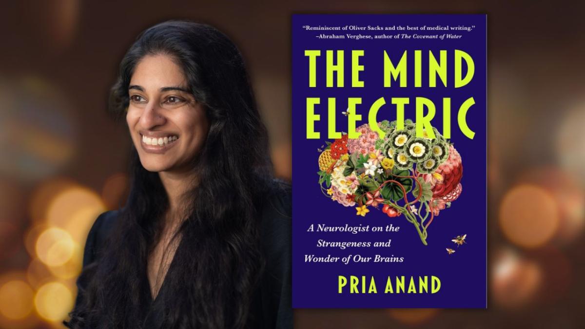 Author Pria Anand and her book The Electric Mind