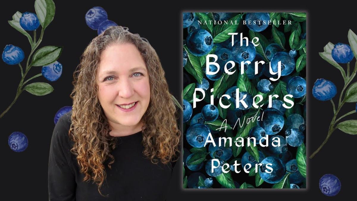 Author Amanda Peters and her book The Berry Pickers