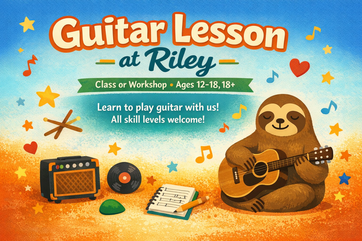 sloth playing guitar