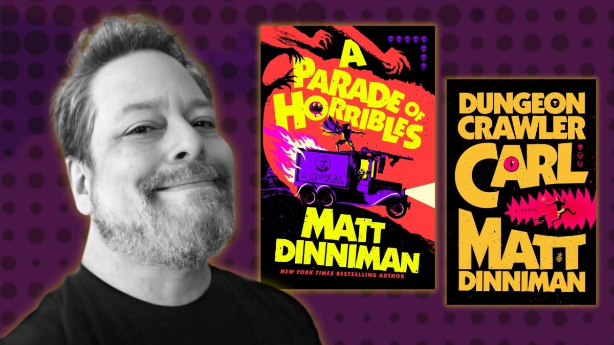 Author Matt Dinniman and book A Parade of Horribles