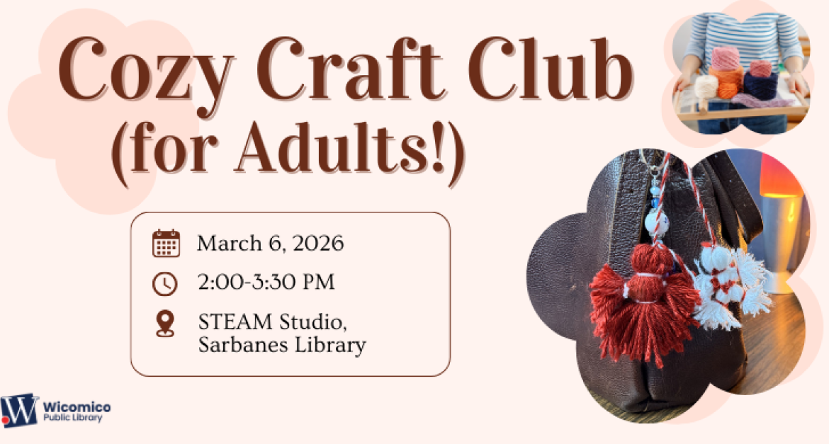 Cozy Craft Club program slide