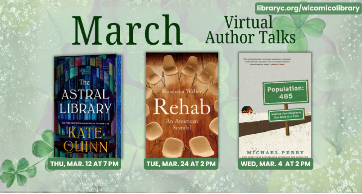Virtual Author Talk for March 2026